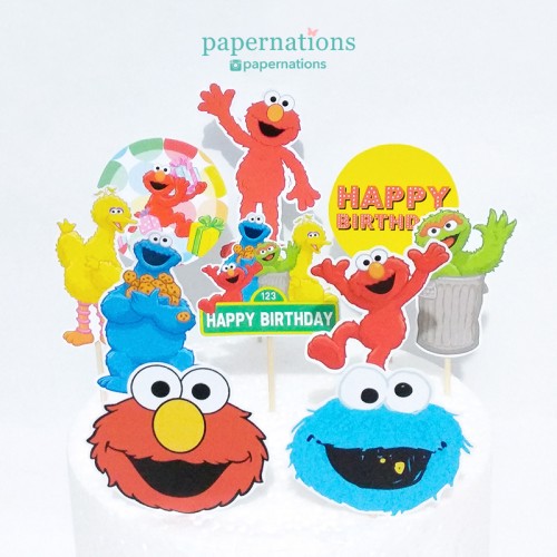 Sesame Street Cupcake Toppers